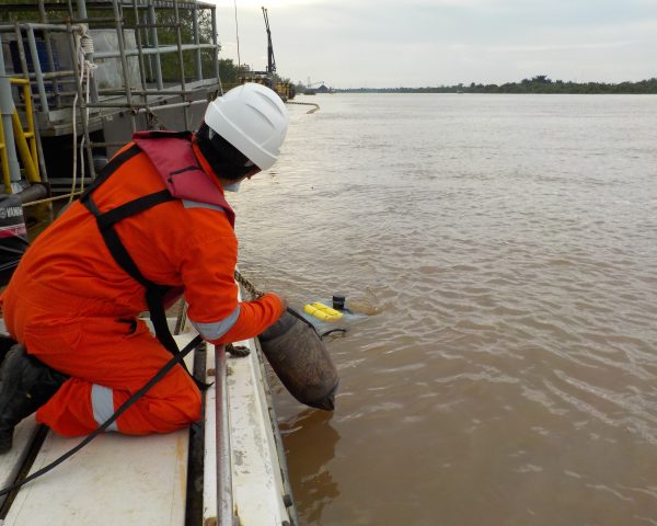 Underwater inspection using mini ROV for Ramba Jetty Piles